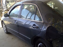 2005 HONDA ACCORD, GRAY, LX, 2.4L, V-TEC, MT.  A25130